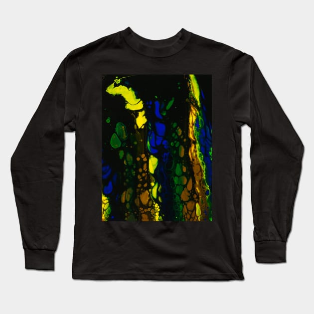 Colors in the Night Long Sleeve T-Shirt by ElviraDraat